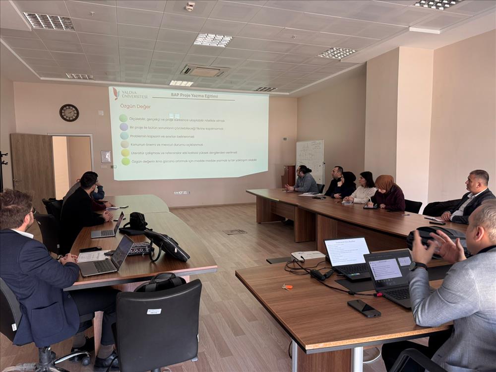 Fen Bilimlerinde Proje Yazma Eğitimi Gerçekleştirildi