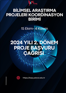 Bilimsel Araştırma Projeleri Koordinasyon Birimi 2024 yılı  2. Dönem  Proje Başvuru Çağrısı